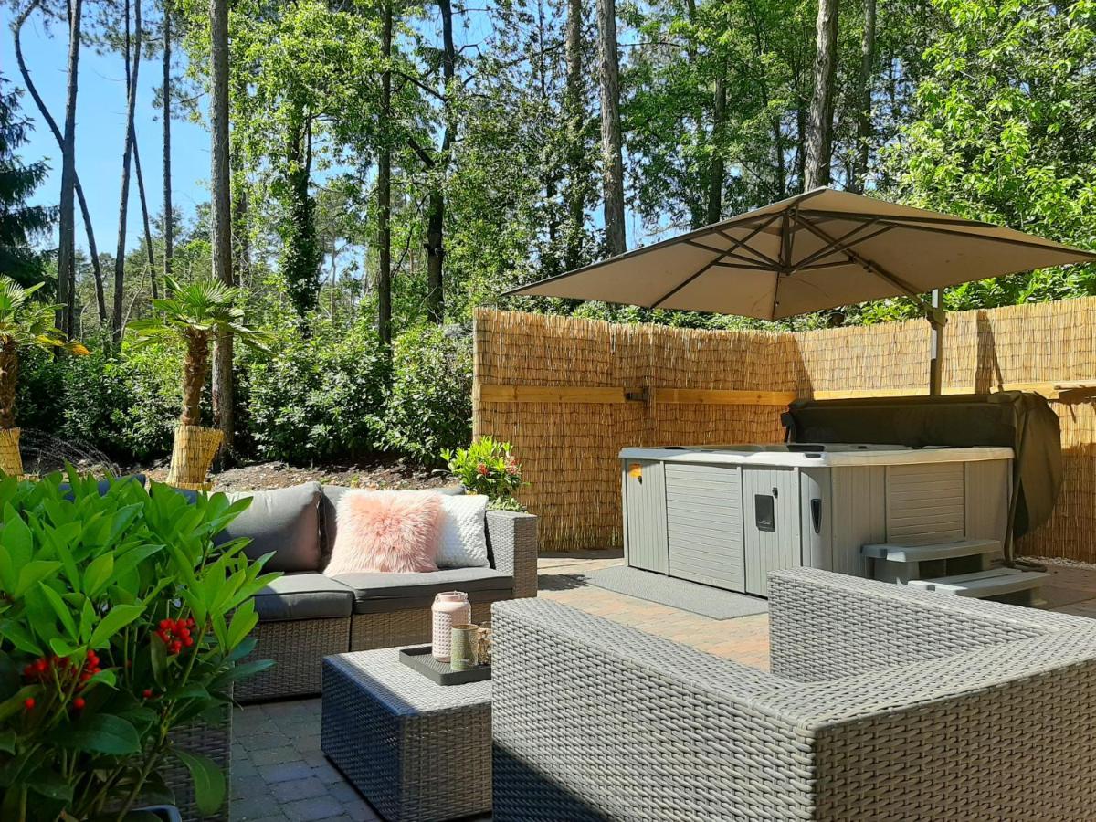 Villa Secret Wellness Boszicht Holten Esterno foto